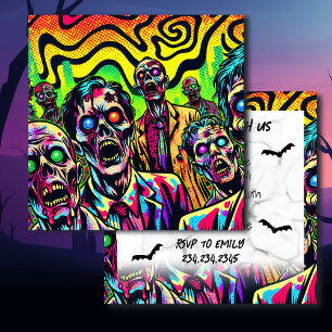 Halloween fest Psychedelic Zombies