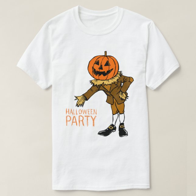 Halloween fest Pumpkin Guy Clip Art, Halloween T Shirt (Design framsida)