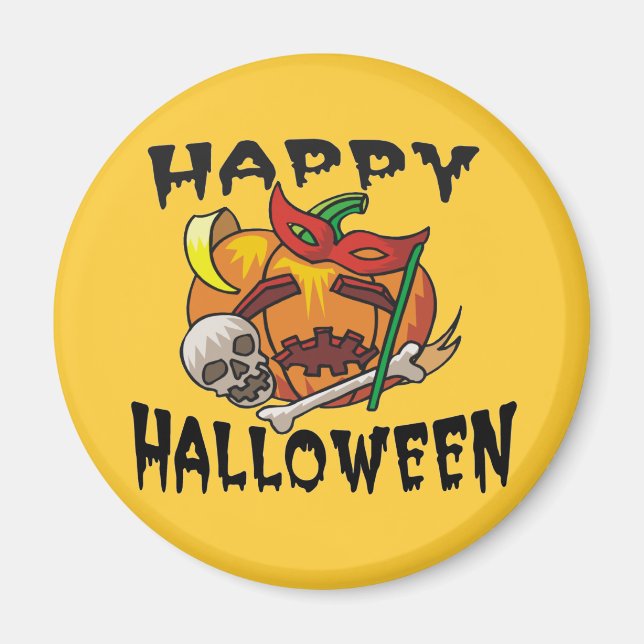 Halloween fest Pumpkin Magnet (Framsidan)