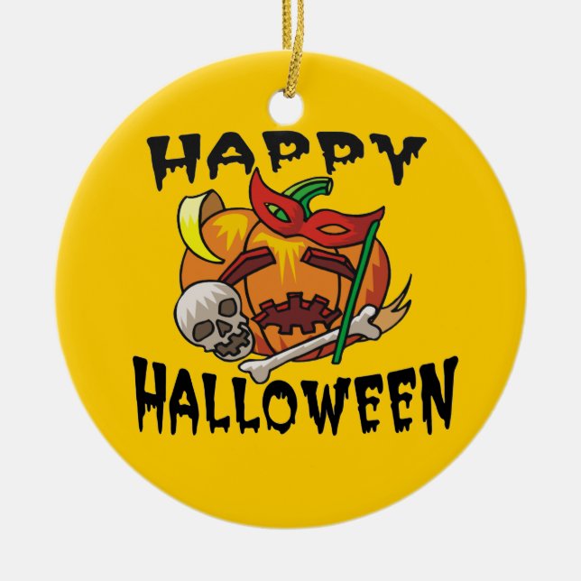 Halloween fest Pumpkin Ornament (Framsidan)