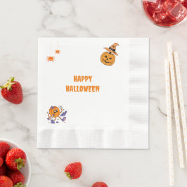 Halloween fest Pumpkin Pappersservett