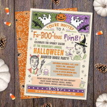 Halloween fest Retro Fall Humor Faboolous Fling