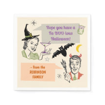 Halloween fest Retro Humor Faboolous Personlig