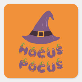 Halloween fest Samling! Fyrkantigt Klistermärke