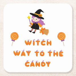 Halloween fest Samling! Underlägg Papper Kvadrat