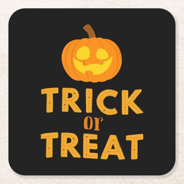 Halloween fest Samling! Underlägg Papper Kvadrat (Framsidan)