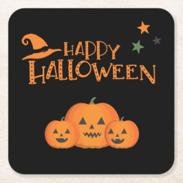 Halloween fest Samling! Underlägg Papper Kvadrat