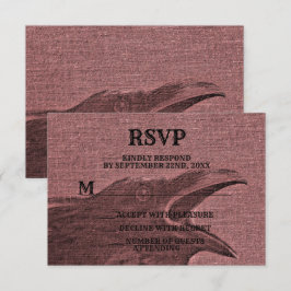 Halloween fest Scary Craw Raspberry Red Spooky OSA Kort