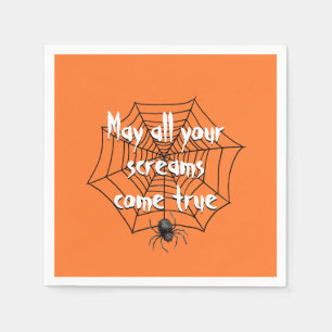 Halloween fest Spider i Webben Pappersservett