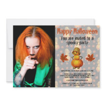 Halloween fest Spooky Pumpkin Man med Basket hat