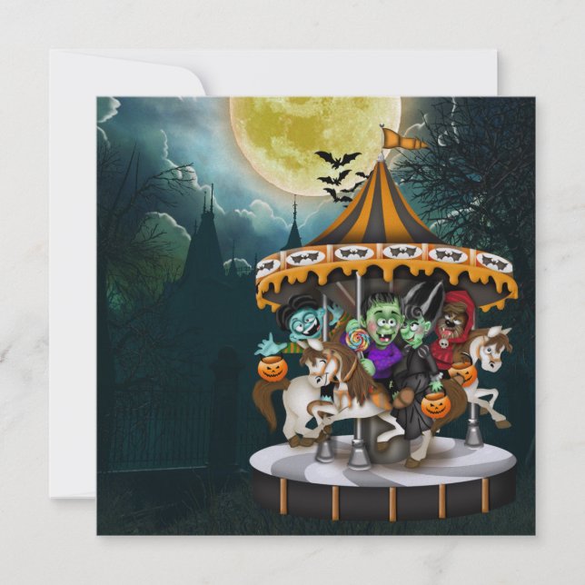 HALLOWEEN FEST - SRF INBJUDNINGAR (Framsida)