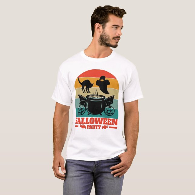 Halloween fest t shirt (Hel framsida)