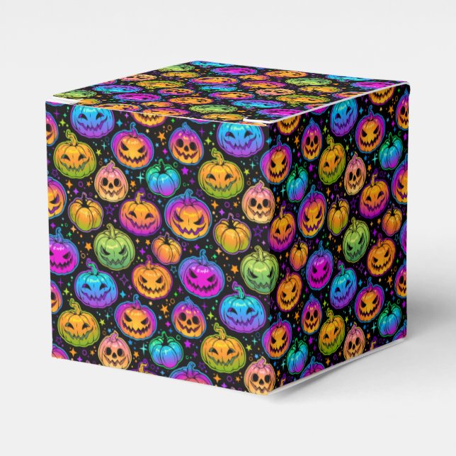 Halloween fest Treat Box Presentaskar (Framsidan Sidan)