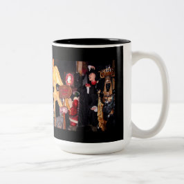 Halloween fest Två-Tonad mugg