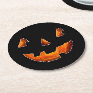Halloween fest underlägg papper rund