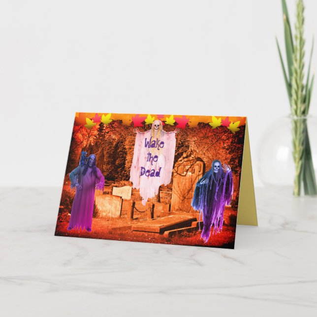 Halloween fest 'Wake the Dead' Music' Inbjudan (Framsida)