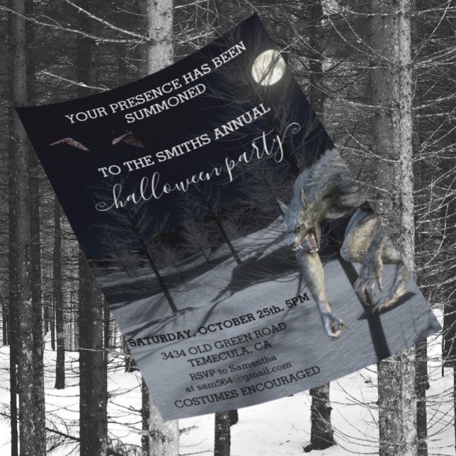 Halloween fest Winter Werevargscary (Skapare uppladdad)