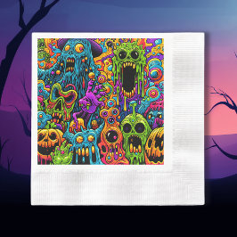 Halloween fest | Zombie och Monsters Pappersservett