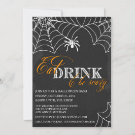 Halloween festinbjudan - dräktparty inbjudningar