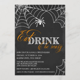 Halloween festinbjudan - dräktparty inbjudningar