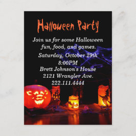 Halloween festinbjudan inbjudningar