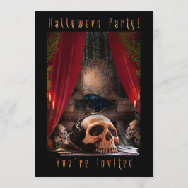 Halloween festinbjudan - Ravenshåla Inbjudningar