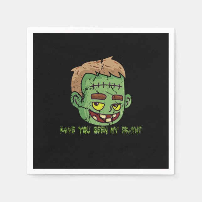 Halloween-festival Hallow Kväll Gift har du sett Pappersservett (Framsidan)