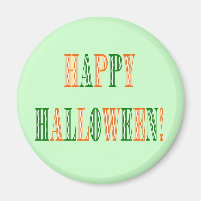 Halloween-festivaltext Magnet (Framsidan)