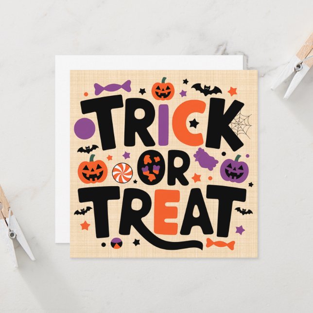 Halloween - festivités fantomatiques inbjudningar (Fram/Back In Situ)