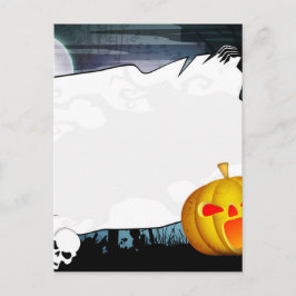 Halloween festkort helg vykort