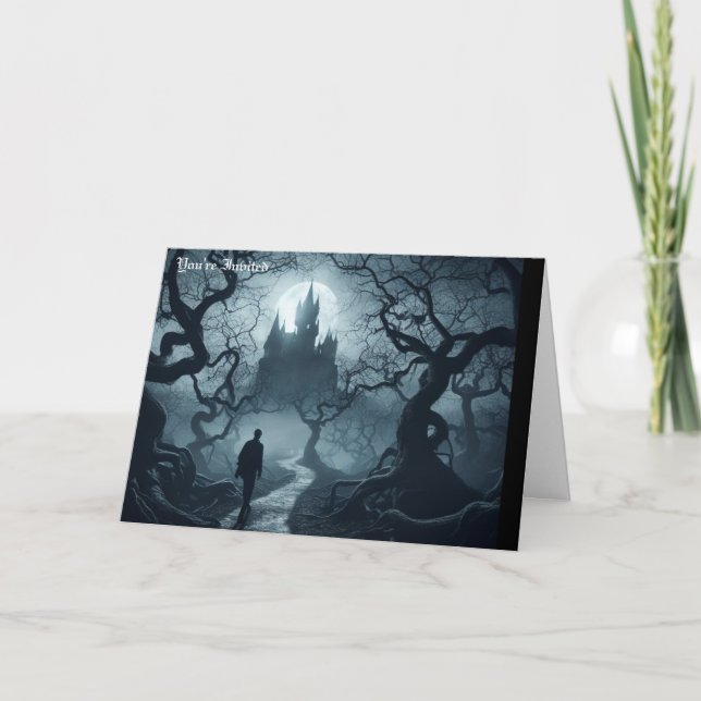 Halloween Festsregler Kort (Framsida)