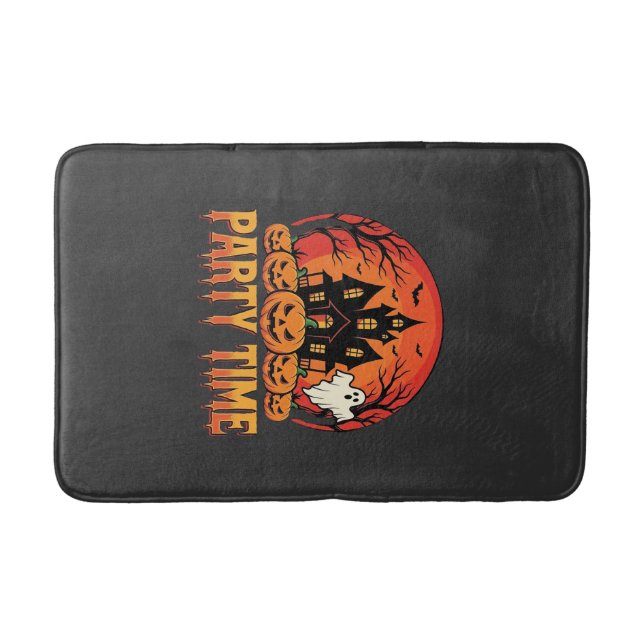 Halloween Festtid Spökpumpa Design_1 Badrumsmatta (Framsidan)
