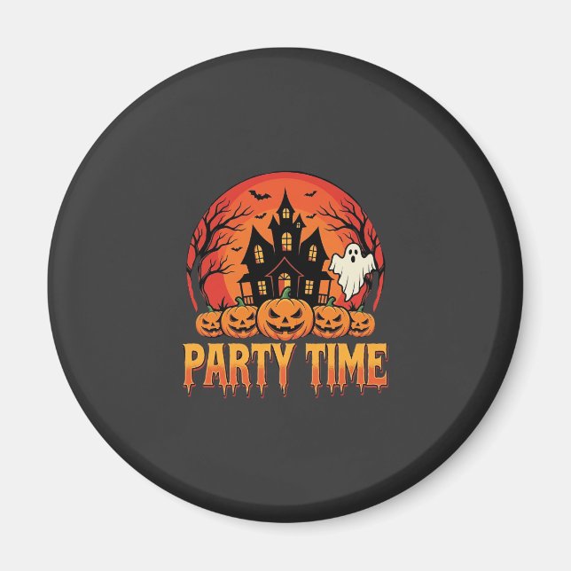 Halloween Festtid Spökpumpa Design_1 Magnet (Framsidan)