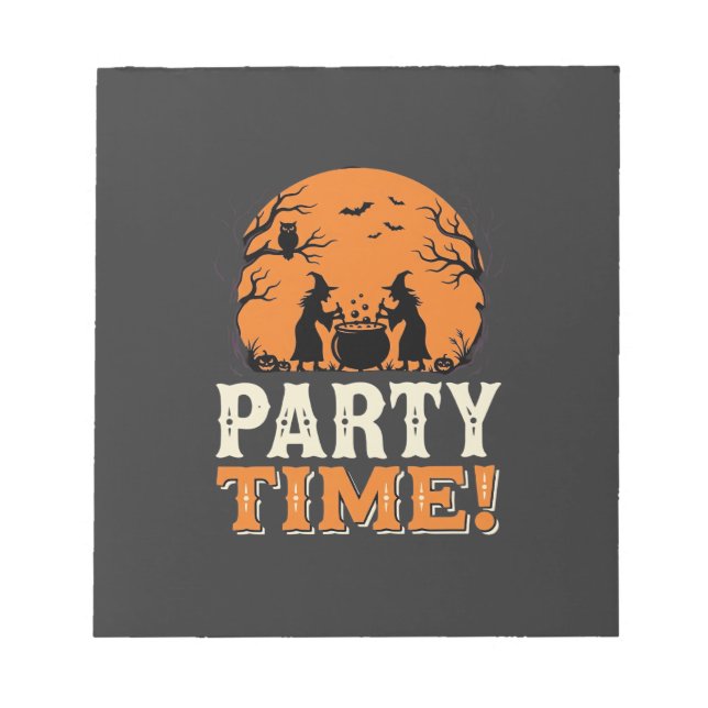 Halloween Festtids Häxgryta Design_1 Anteckningsblock (Framsida)