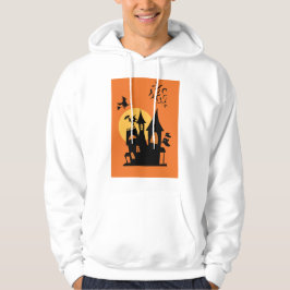 Halloween fick vit Basic-manar. Hoodie