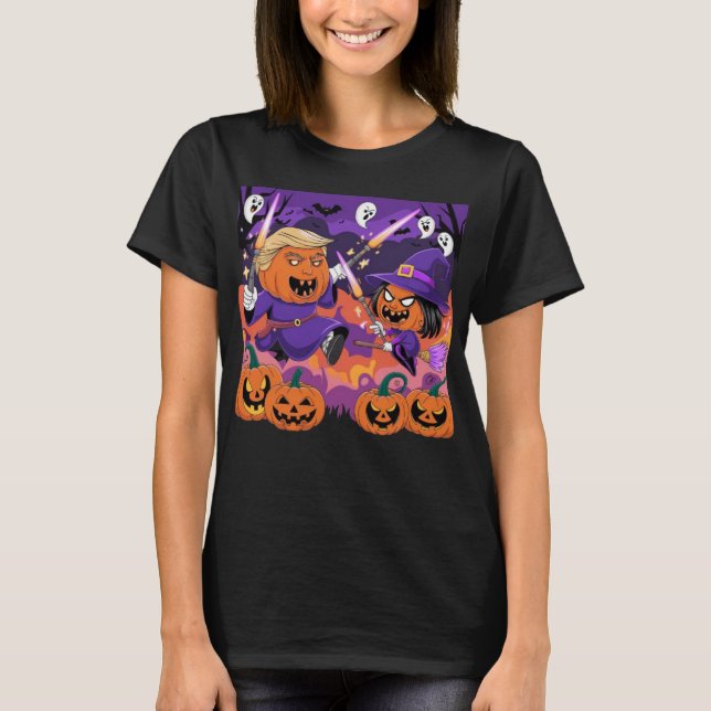 halloween Fight3 T Shirt (Framsida)