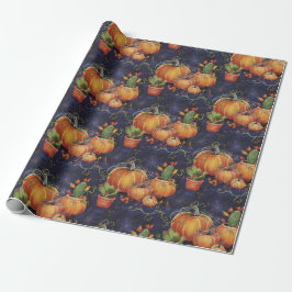 Halloween-figursättning Papper - design 1 Presentpapper