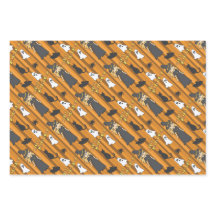 Halloween-figursättning Papprare uppsättning