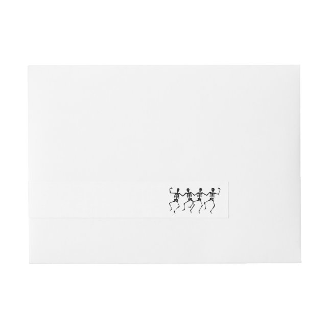 Halloween-figursättning runt etiketter (Framsidan)