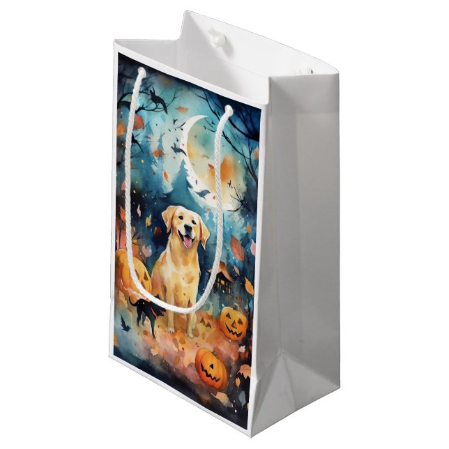 Halloween Finlands lappund med pumpor (Framsidan Vinklad)