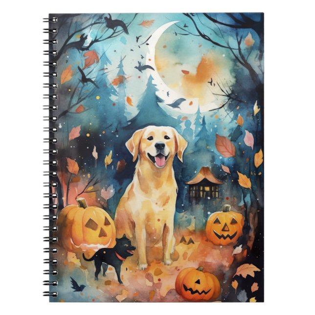 Halloween Finlands lappund med pumpor Anteckningsbok (Framsidan)