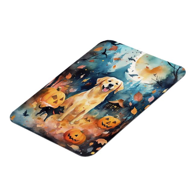 Halloween Finlands lappund med pumpor Magnet (Vänstra Sidan)