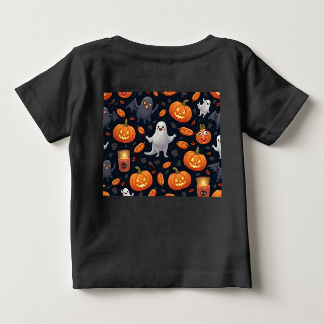 Halloween Firande Baby T-shirt (Baksida)
