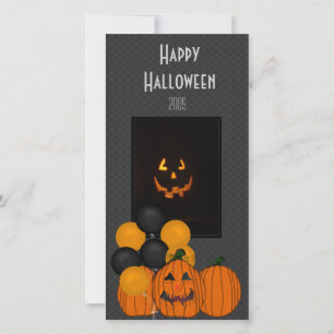 Halloween Firande-fotokort