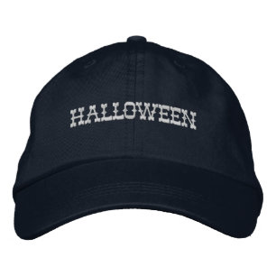 Halloween Firande roligt moment Scary-Hat Broderad Keps