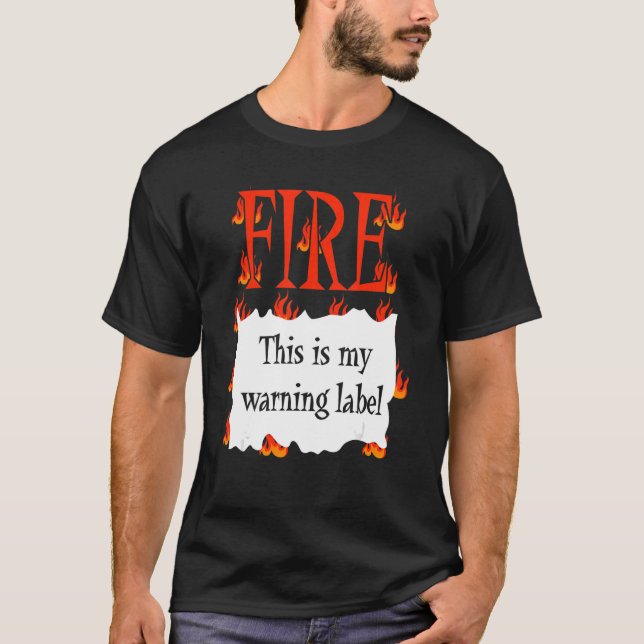 Halloween FIRE Hett Packet Halloween Taco Costume T Shirt (Framsida)