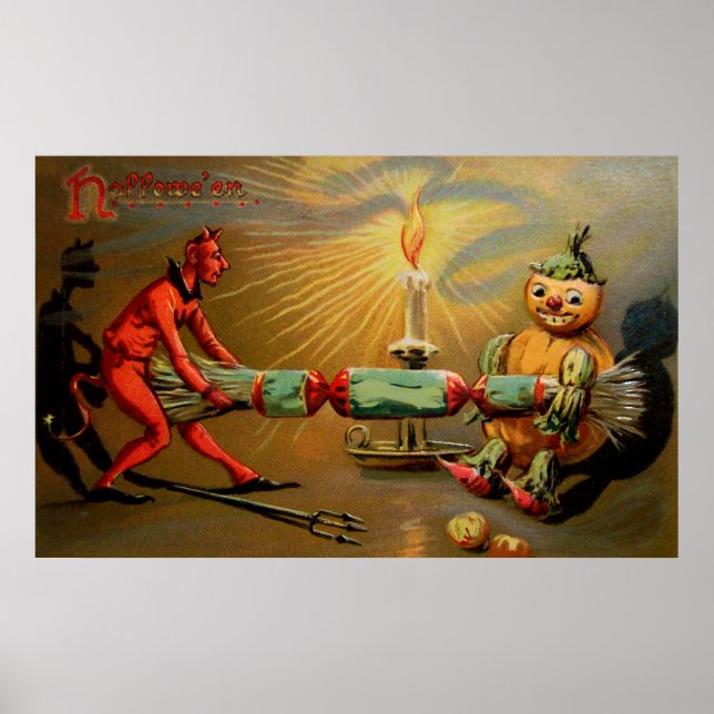 Halloween Firecracker Poster (Framsidan)