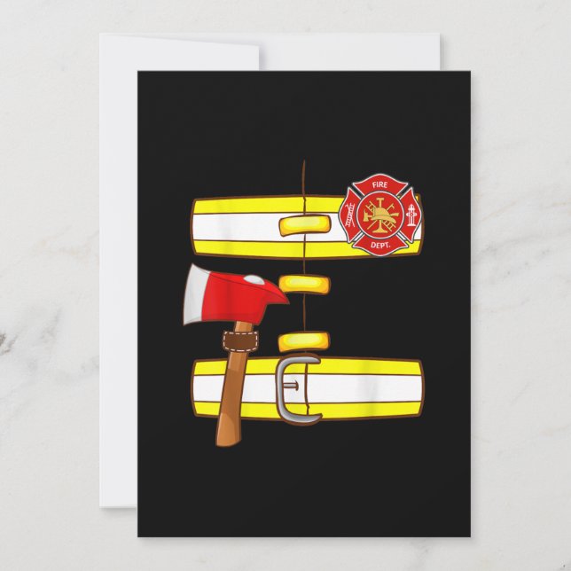 Halloween Firefighter Costume Fan Men Kvinnor (Framsida)