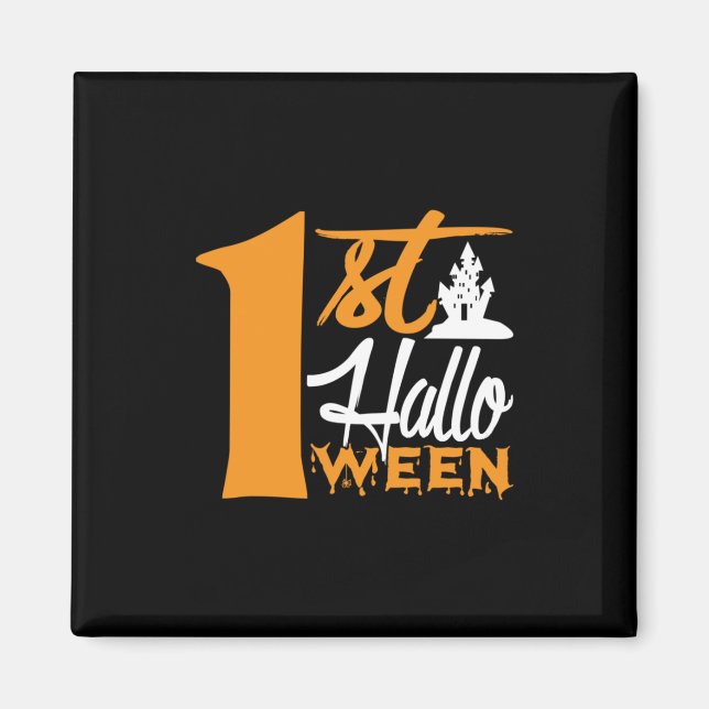 Halloween First Halloween Birthday Magnet (Framsidan)