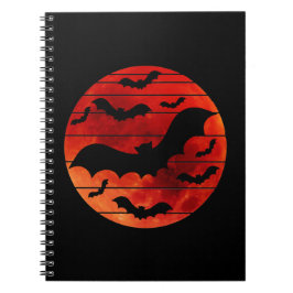 HALLOWEEN-FLADDERMÖSS ANTECKNINGSBOK